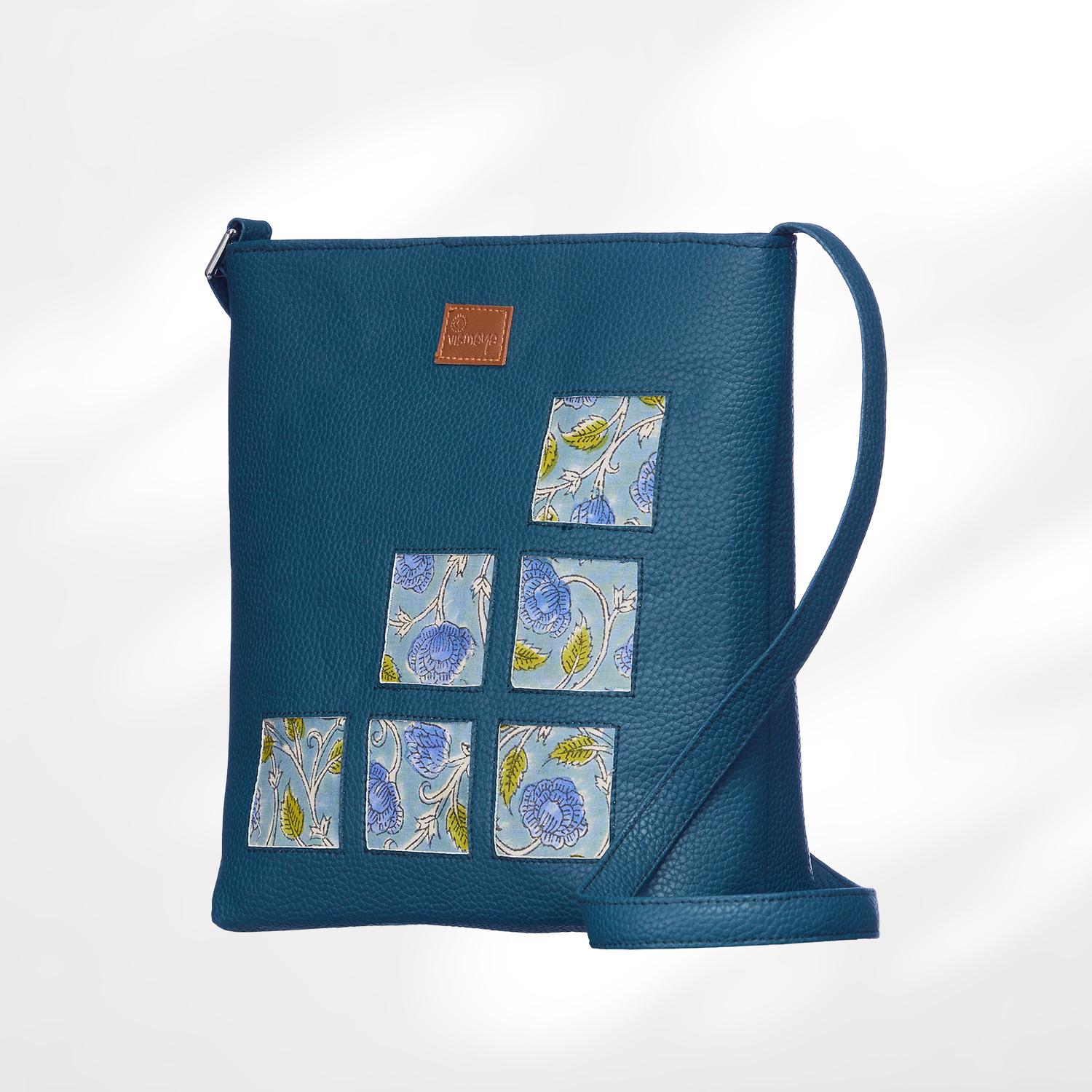 #colour_Pastel Floral Cutwork Sling