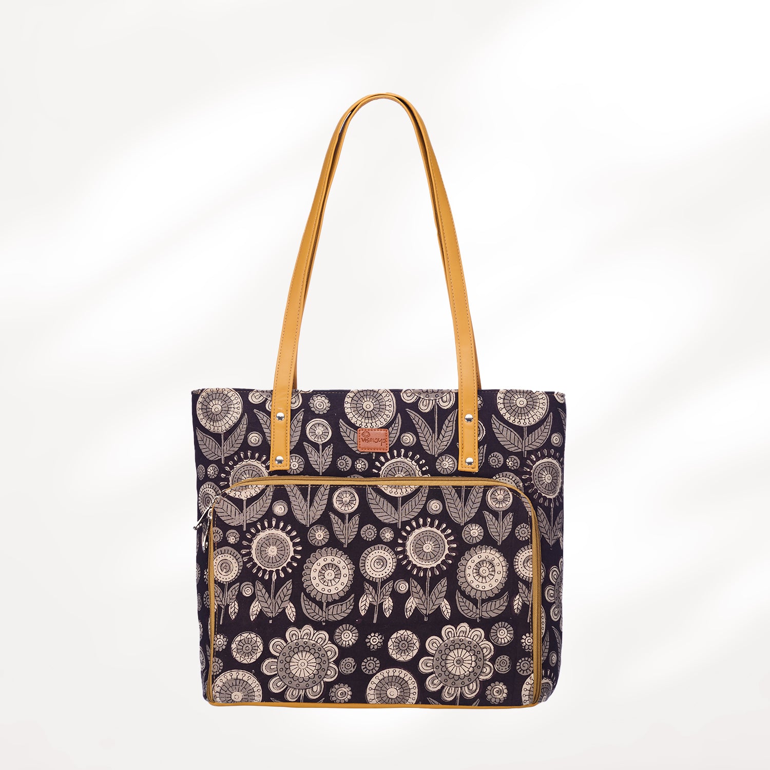 #colour_Floral Print Organizer Tote