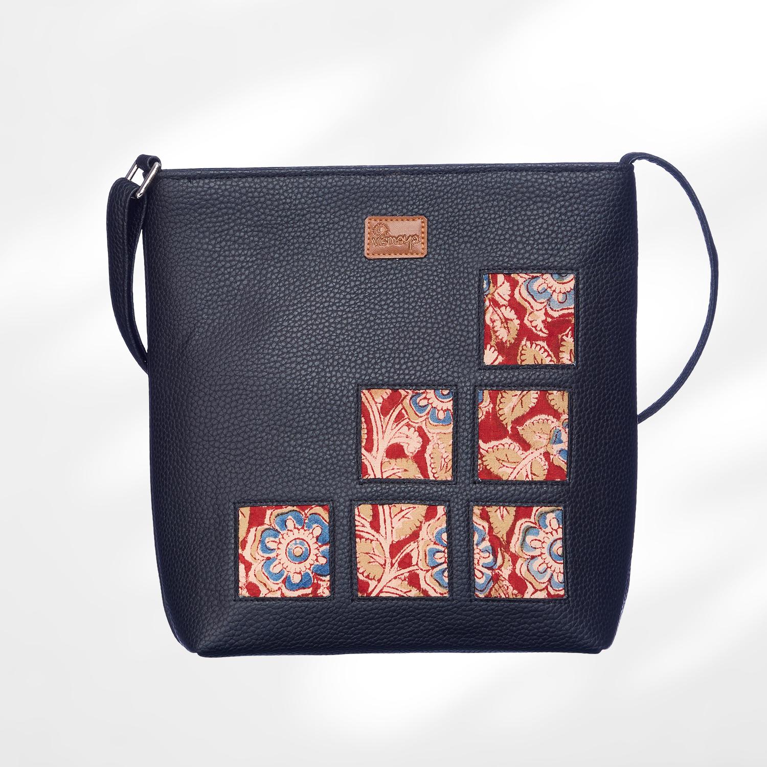 #colour_Multicolour Cutwork Sling