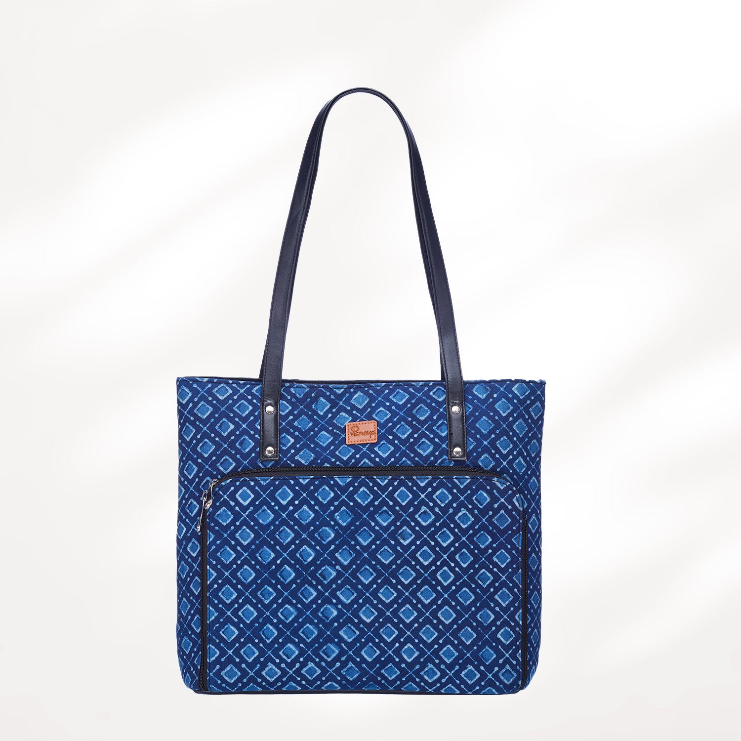 #colour_Indigo Diamond Organizer Tote