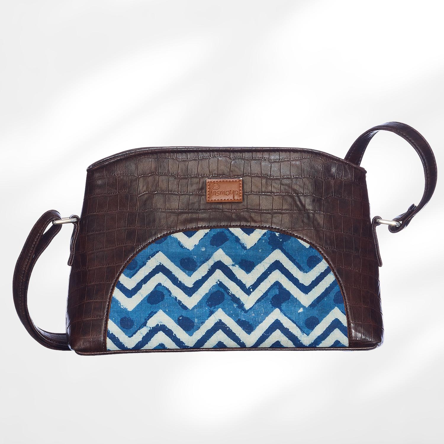 #colour_Blue Chevron Arc Sling