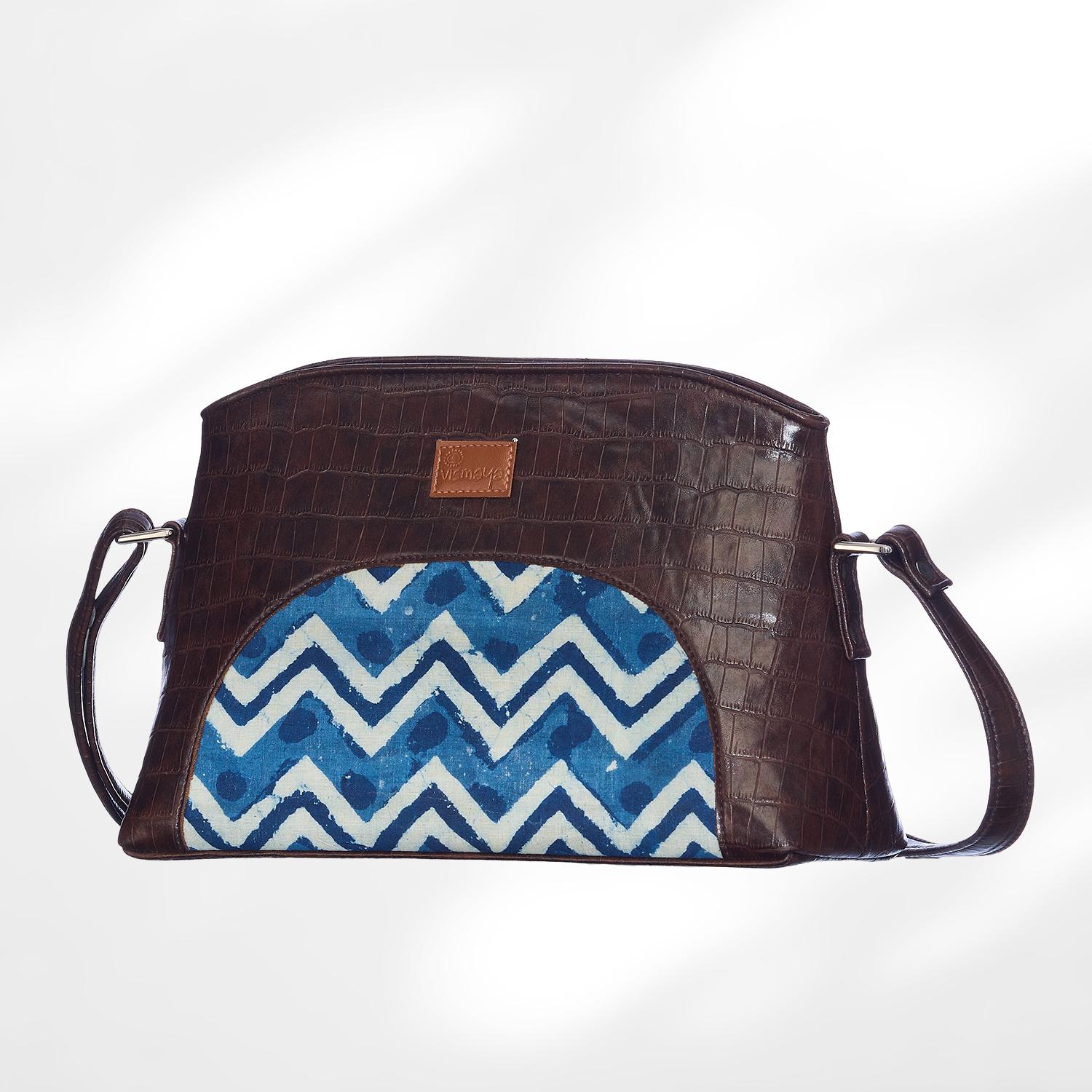 #colour_Blue Chevron Arc Sling