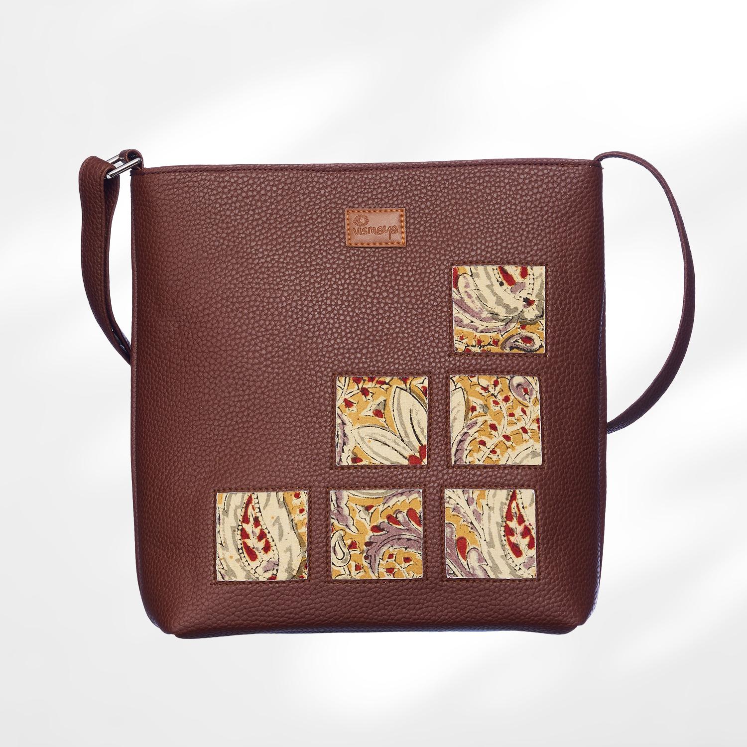 #colour_Paisley Blockprint Cutwork Sling