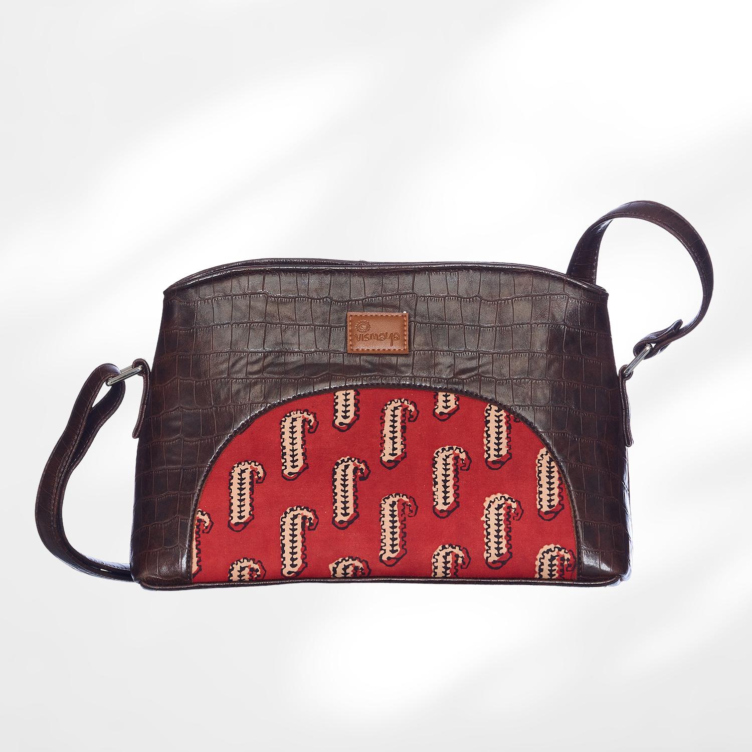 #colour_Red Paisley Arc Sling