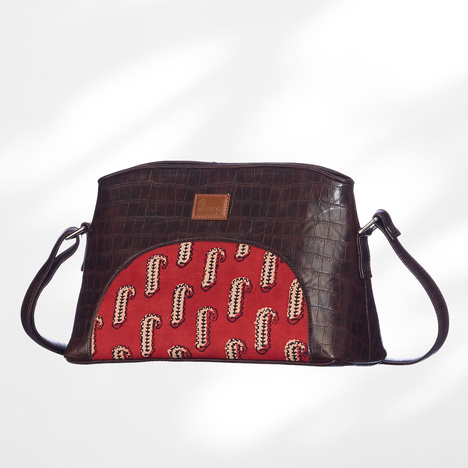 #colour_Red Paisley Arc Sling