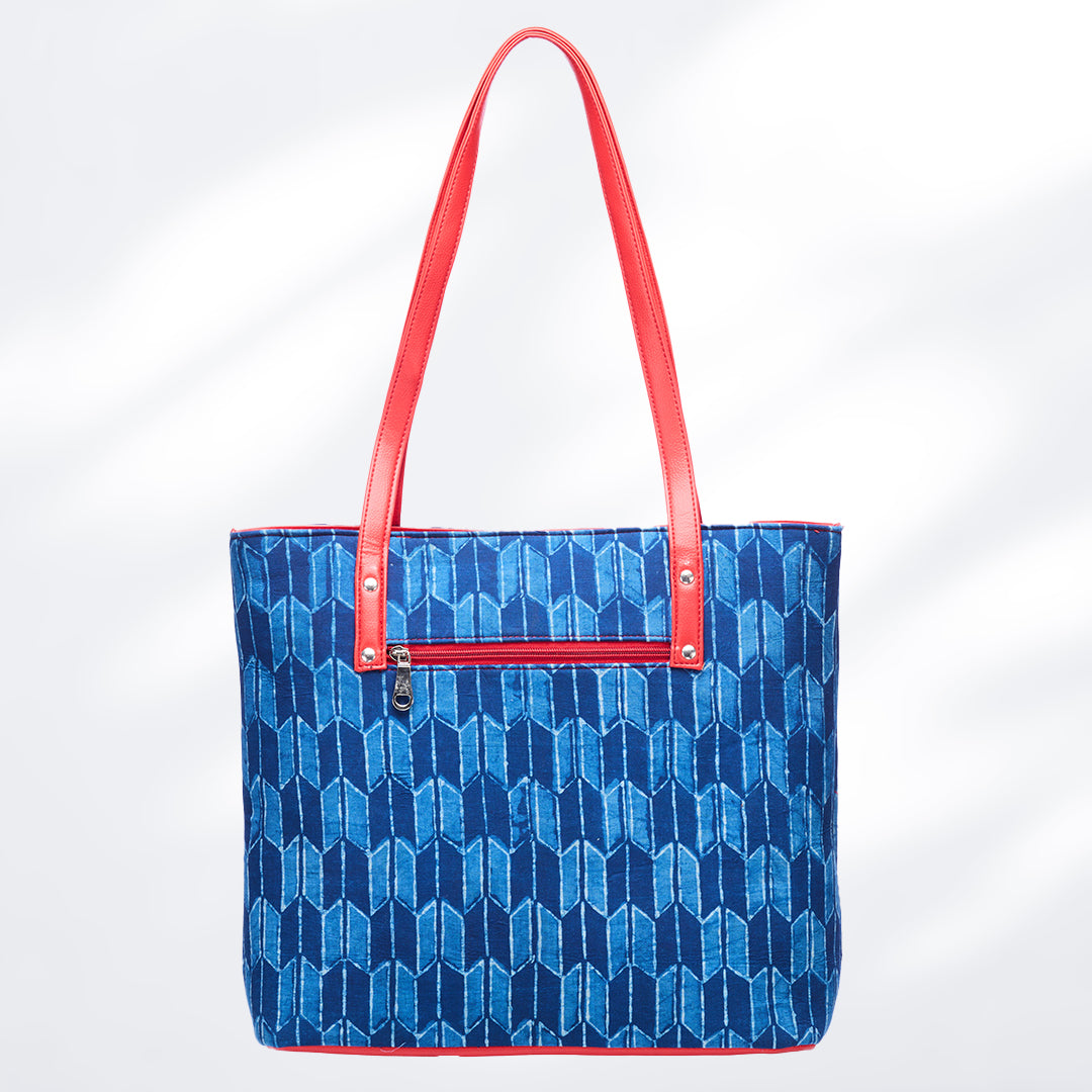 #colour_Indigo Geometirc Red