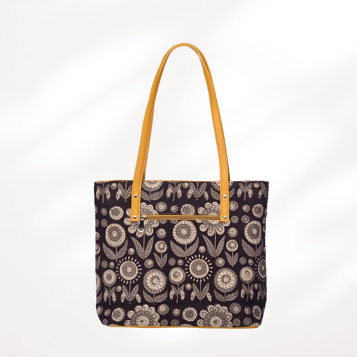 #colour_Floral Print Organizer Tote