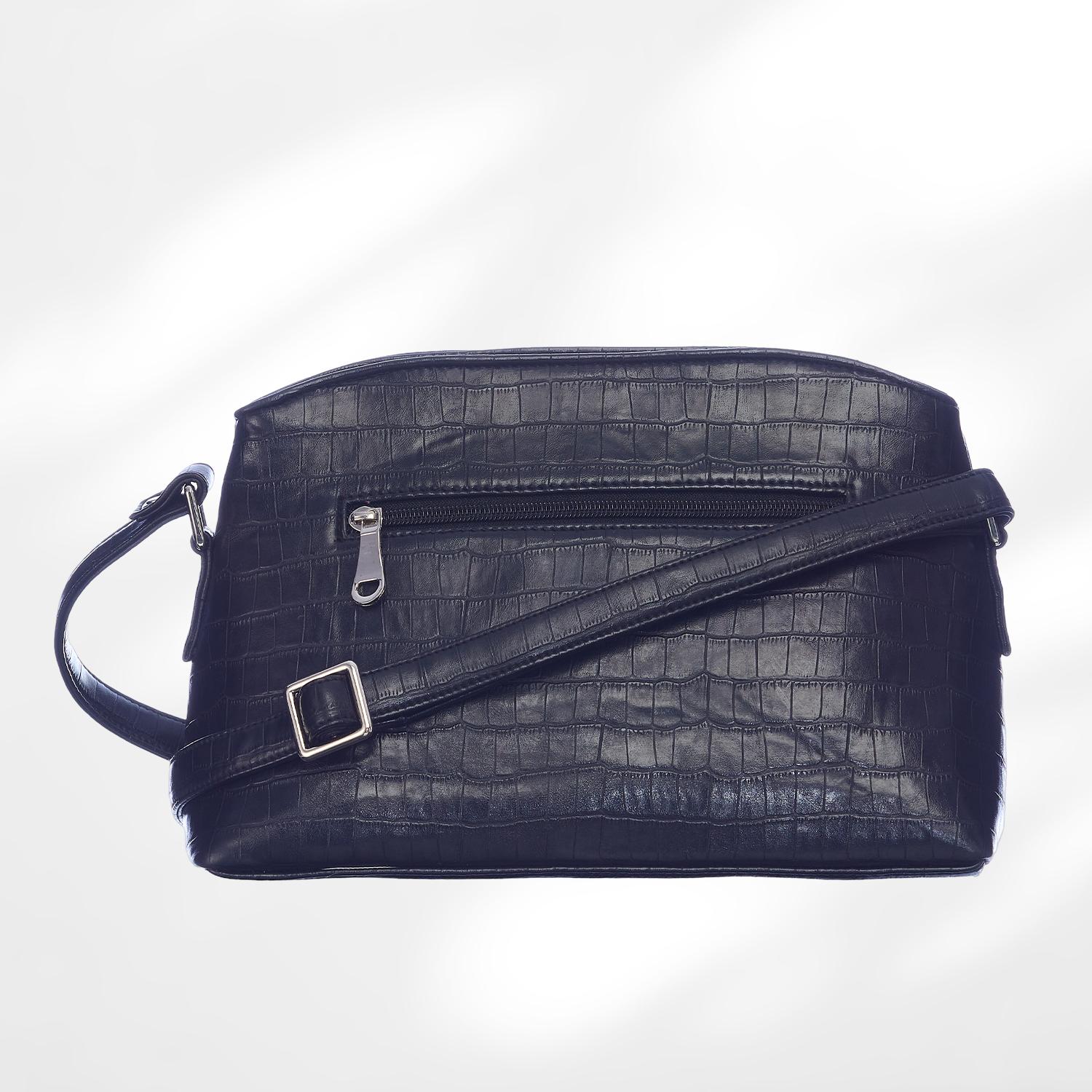 #colour_Black Floral Arc Sling