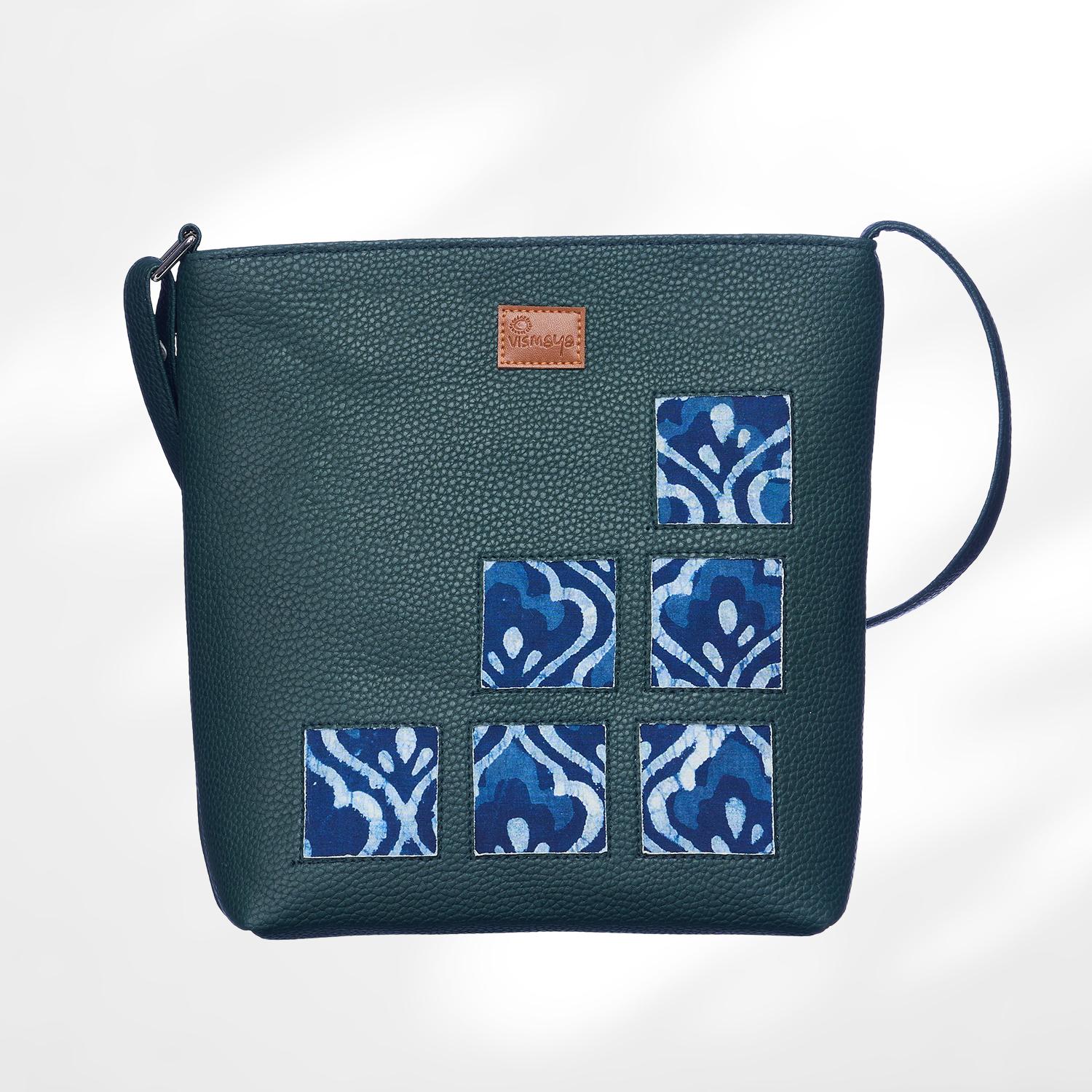 #colour_Indigo Cutwork Sling