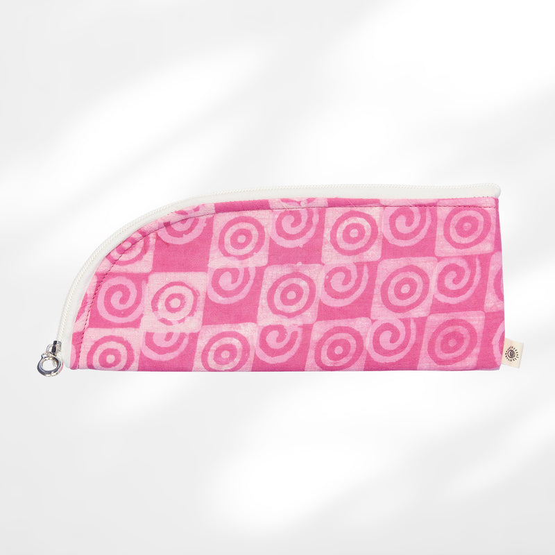 #colour_Pink Spiral Eyewear Case