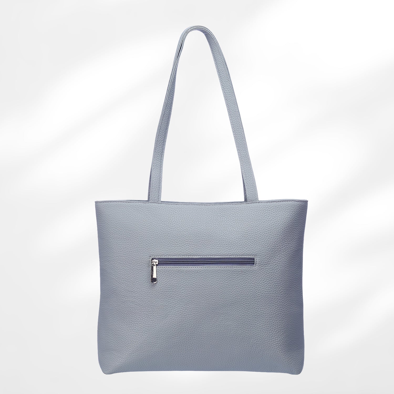 #colour_Grey Floral Blockprint Cutwork Tote