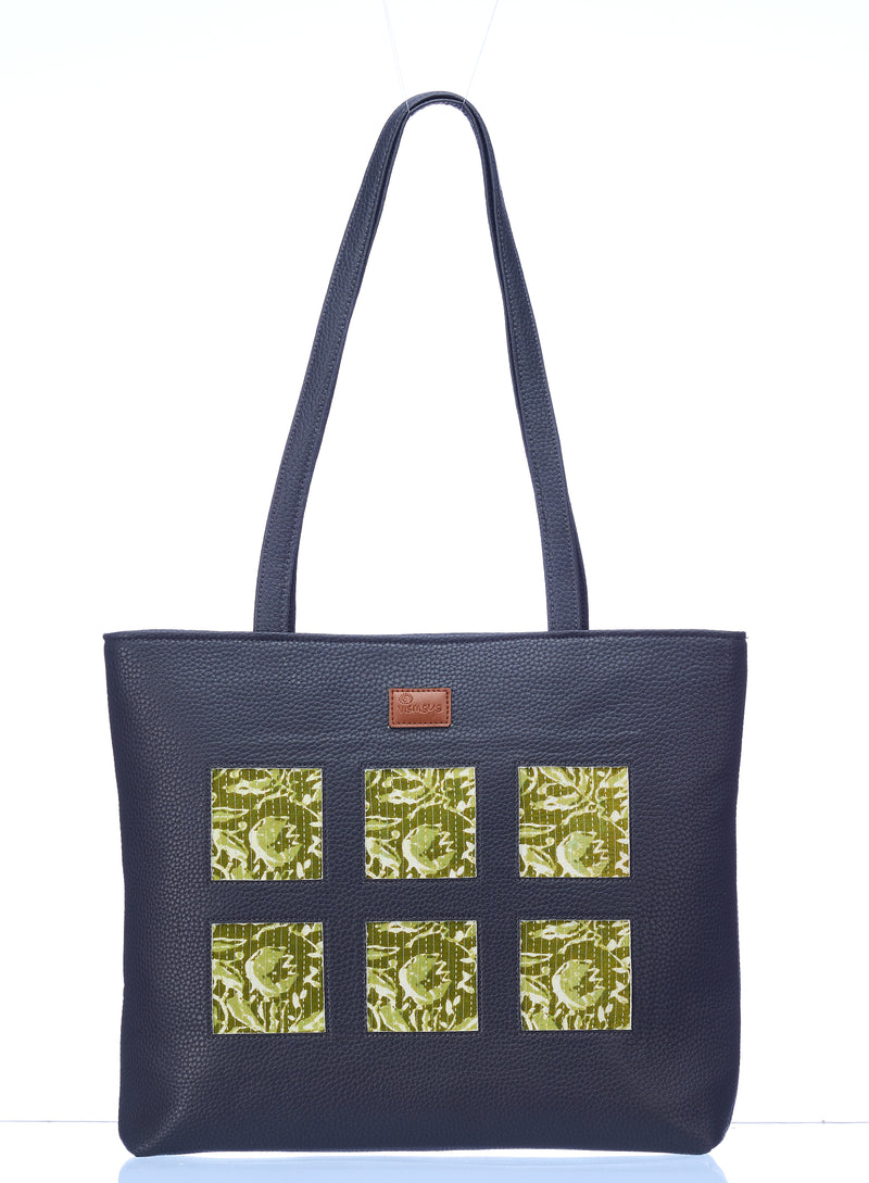 Cut Work Tote Bag